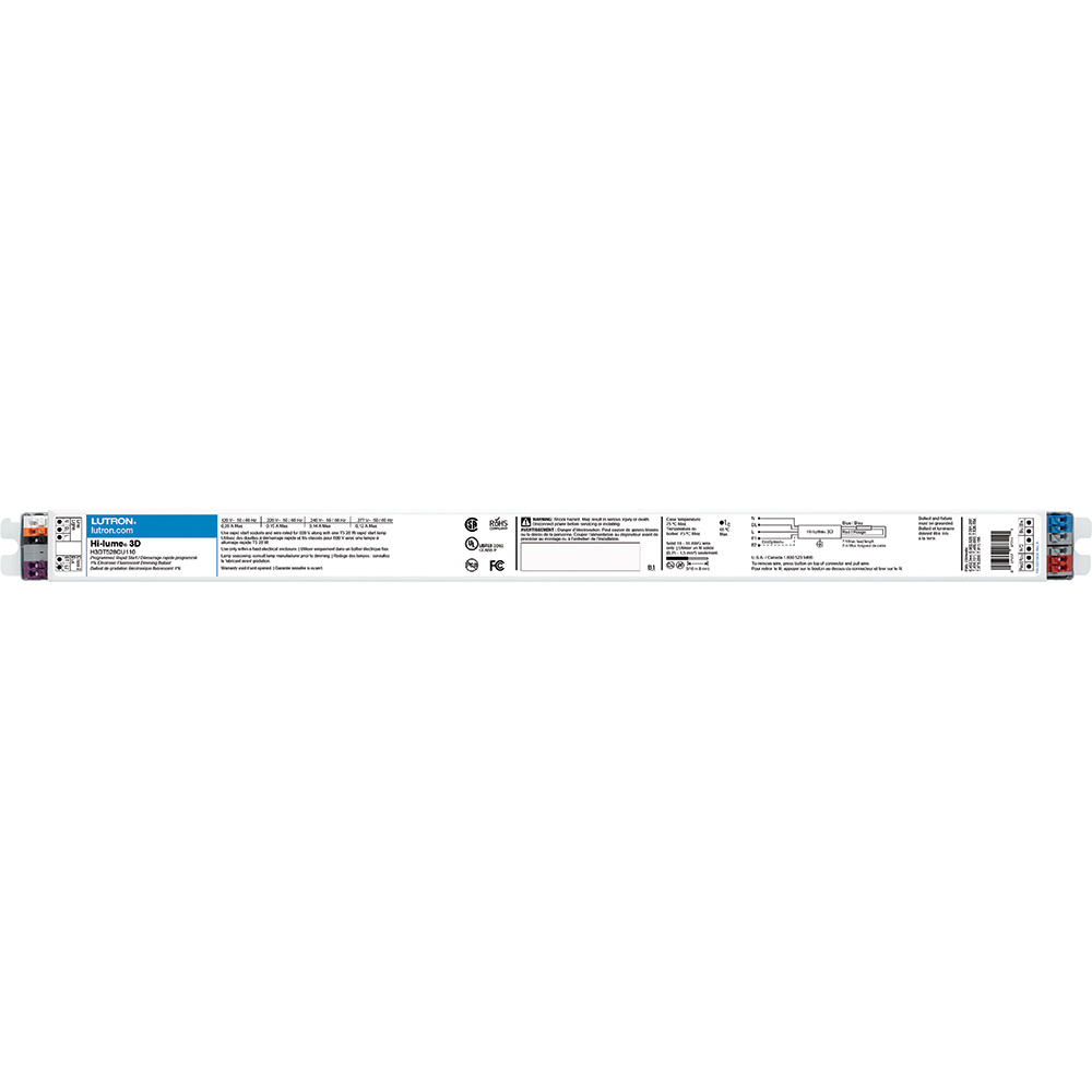 LUT H3DT528CU110 HI-LUME 3D BALLAST T5 28W 1 LAMP
