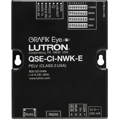 Lighting product information - GRAFIK EYE QS ETHERENT RS232 Lighting product information - GRAFIK EYE QS ETHERENT RS232