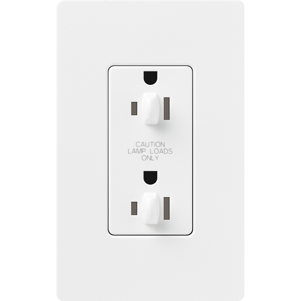 LUTR SCR-15-DDTR-SW SATIN 15A RECP DUALDM TR SATIN 15 A TAMPER RESIST-SCR-15-DDTR-SW